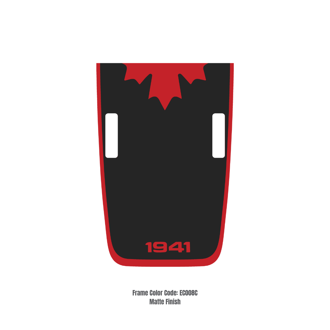 Kit d'autocollants décalcomanies 4x4wavers CANADA 1941 pour capot JL Rubicon – Autocollants en vinyle pour modèles Jeep Wrangler – Fabriqué au Canada