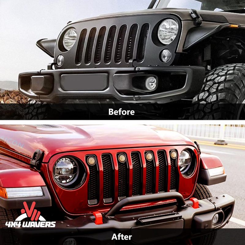 4x4wavers front bumper U Bull Bar and winch guard - 4X4 WAVERS