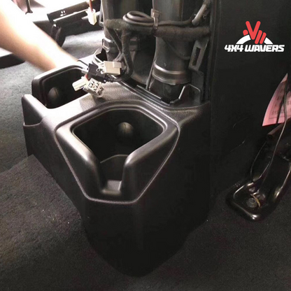 4x4wavers Rear Cups Holder, Floor Console Mounted for dual drinks - 4X4 WAVERS