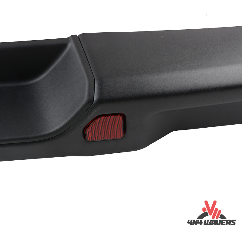 4x4wavers Rear Bumper - 10th Anniversary Style without Sensor Holes - 4X4 WAVERS