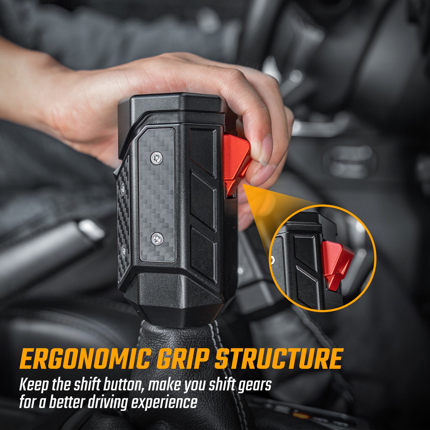 OMU Genesis Series Aluminum Alloy Gear Shif-t Knob  Automatic Transmission Shifter & Transfer Case Lever Handle Kit - Jeep Wrangler JL/JLU/4XE/Gladiator-JT 2018+ - 4X4 WAVERS