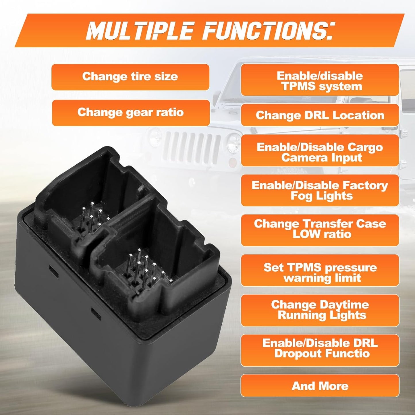 Tazer JL Mini - Jeep Wrangler JL/JLU/4XE/Gladiator-JT 2018+