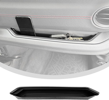 4X4WAVERS Passenger Side Grab Bar Tray - Storage Tray Organizer Grab Handle Box - Jeep Wrangler & Gladiator JL/JLU/4XE/JT 2024+ - 4X4 WAVERS