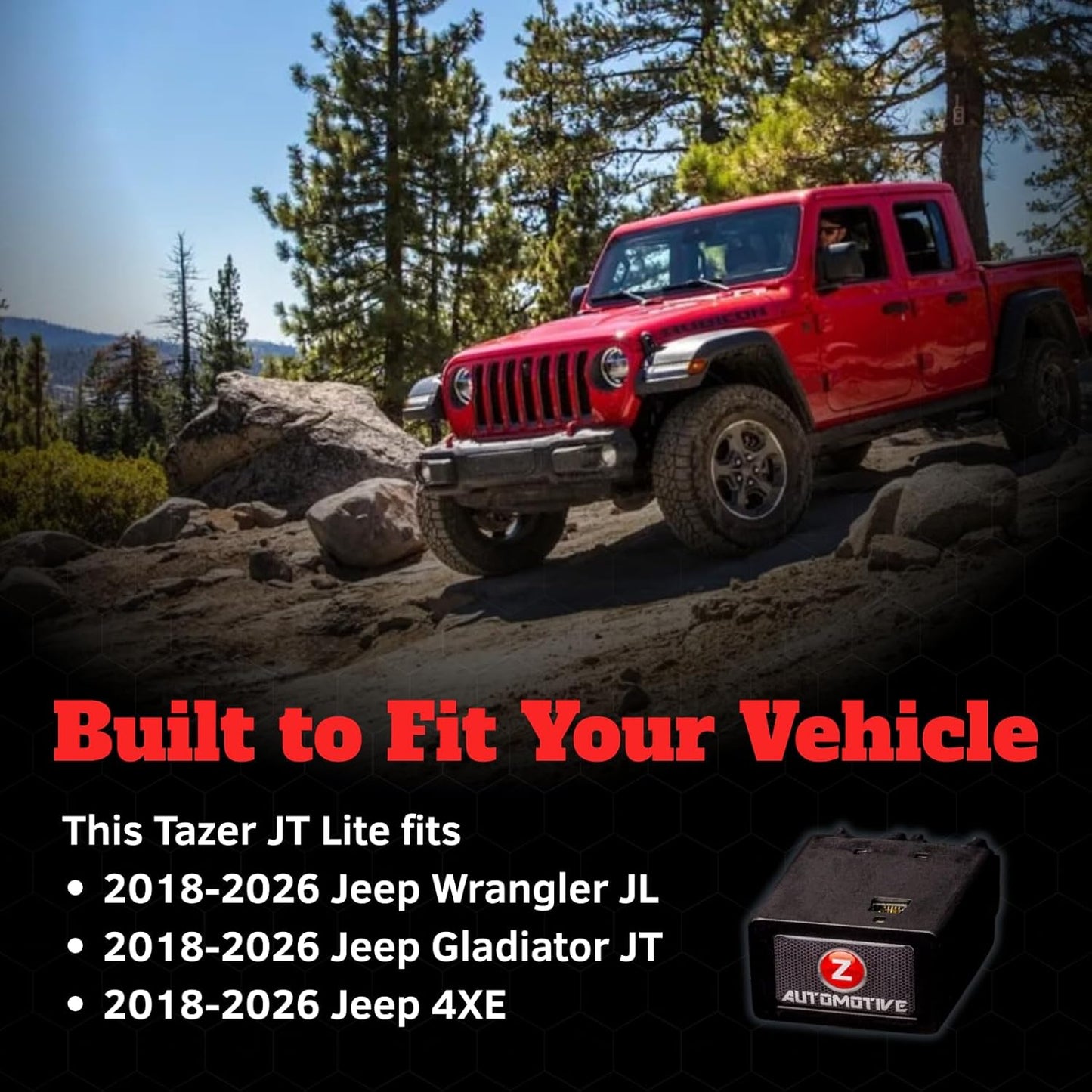 Tazer JL Lite - Jeep Wrangler JL/JLU/4XE/Gladiator-JT 2018+
