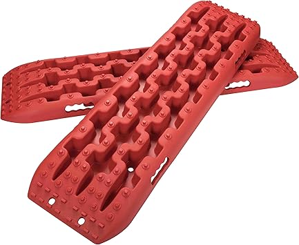 4x4wavers Offroad Recovery ( 2 pack ) Traction Board, Traction Mat for Mud, Sand and Snow