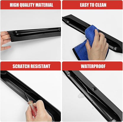 4X4WAVERS Passenger Side Grab Bar Tray - Storage Tray Organizer Grab Handle Box - Jeep Wrangler & Gladiator JL/JLU/4XE/JT 2024+ - 4X4 WAVERS