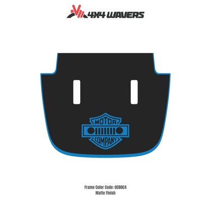 Kit d'autocollants décalcomanies 4x4wavers MOTOR COMPANY pour capot JL SAHARA – Autocollants en vinyle pour modèles Jeep Wrangler – Fabriqué au Canada