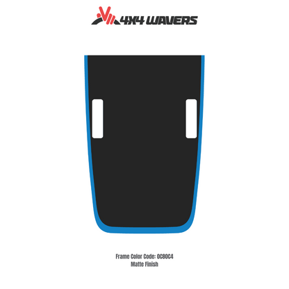 Kit d'autocollants 4x4wavers pour capot JL Rubicon – Autocollants en vinyle pour modèles Jeep Wrangler – Fabriqué au Canada