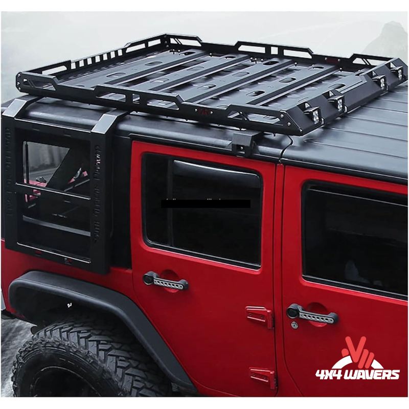 4x4wavers Roof Rack with 2 Side Ladders Set - Legend Offroad Style - 4X4 WAVERS