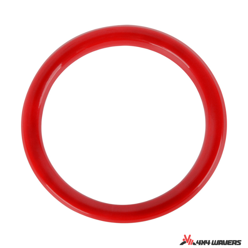 4x4wavers Dashboard Air Conditioner Vent Circle Ring Cover (Red) - 4X4 WAVERS