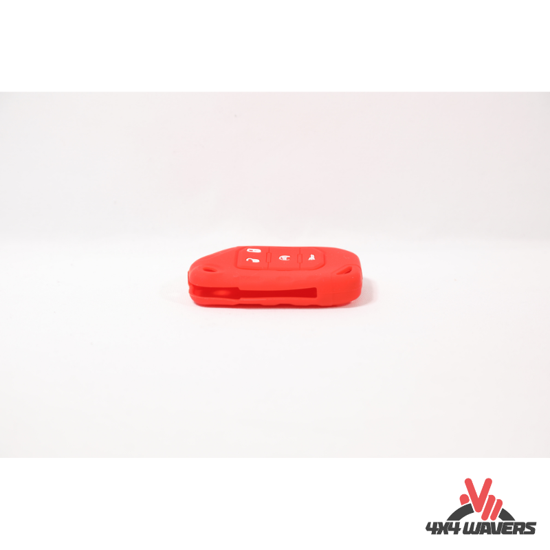 4x4wavers Key FOB Full Protection Heavy Duty Silicone Case, Red Color - 4X4 WAVERS