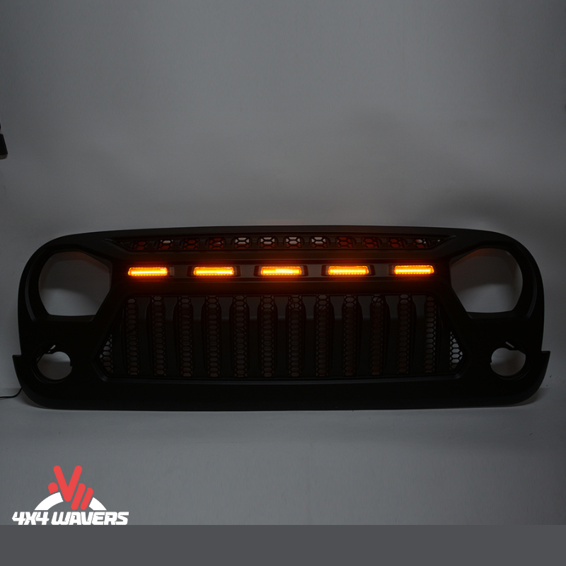 4x4wavers Grille - New Lighting Style Front Grille - 4X4 WAVERS