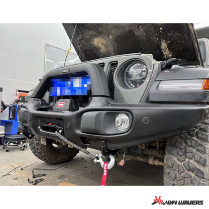 4x4wavers Front Bumper - AEV Style with Sensor Holes - 4X4 WAVERS