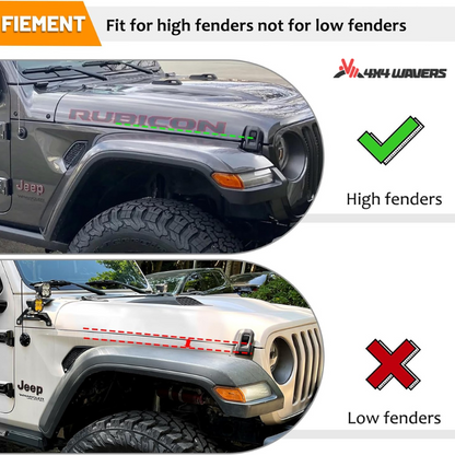 4x4wavers Fender Flares Trim Extension Protector - 4X4 WAVERS