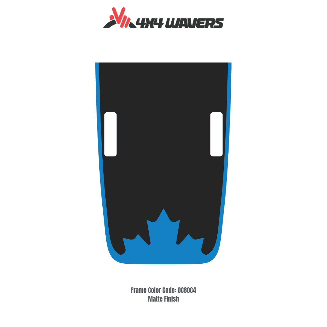 Kit d'autocollants 4x4wavers CANADA pour capot JL Rubicon – Autocollants vinyles pour Jeep Wrangler – Fabriqué au Canada