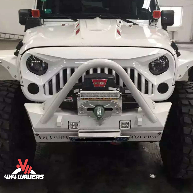 4x4wavers Grille - New Angry Style Front Grille - 4X4 WAVERS