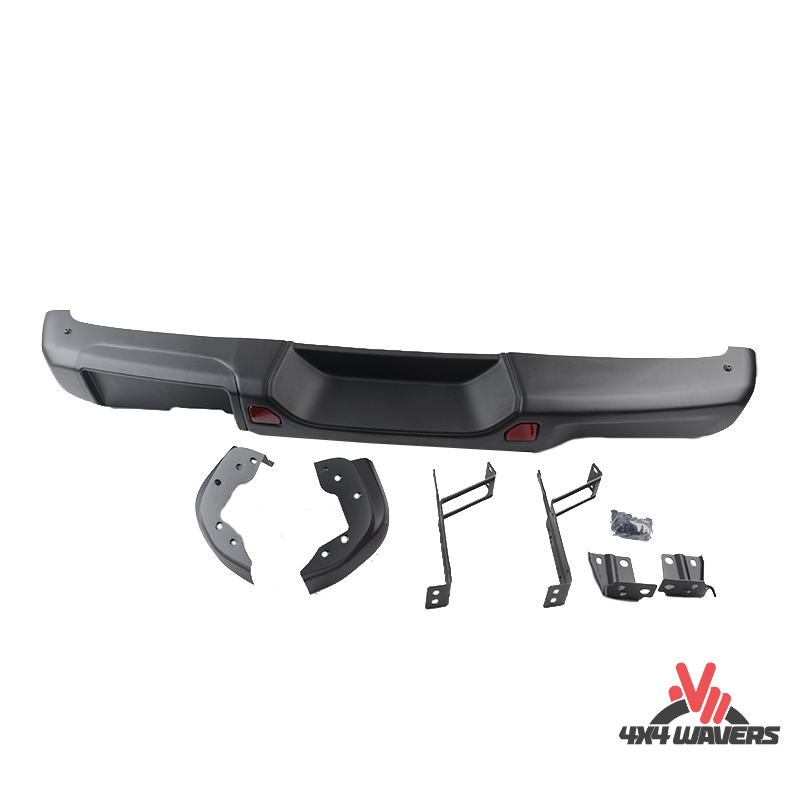 4x4wavers Rear Bumper - 10th Anniversary Style without Sensor Holes - 4X4 WAVERS