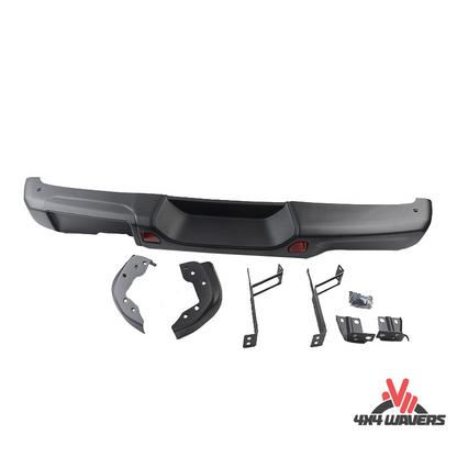 4x4wavers Rear Bumper - 10th Anniversary Style without Sensor Holes - 4X4 WAVERS