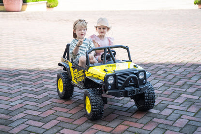 2026 24V Jeep Style RAIDER 2 Seater Kids Ride On Car with Remote Control and Back Wheel