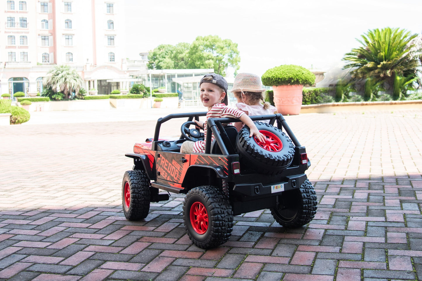 2026 24V Jeep Style RAIDER 2 Seater Kids Ride On Car with Remote Control and Back Wheel