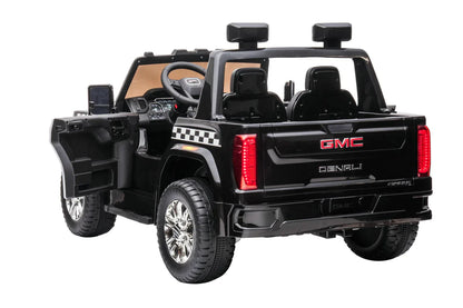 2026 UPGRADED GMC Sierra 24V 2 Seater Kids Ride On Car With Remote Control