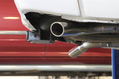 Flowmaster American Thunder cat-back exhaust system kit with stainless steel pipes and mufflers, designed for enhanced vehicle sound and performance.