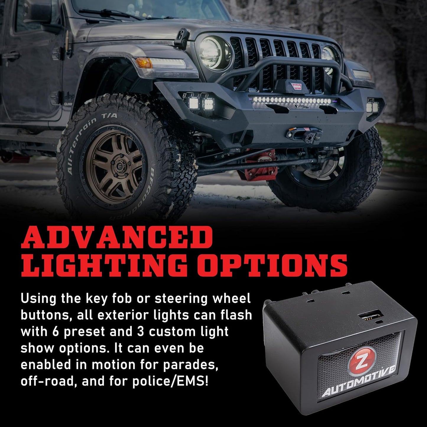 Tazer JL Lite - Jeep Wrangler JL/JLU/4XE/Gladiator-JT 2018+