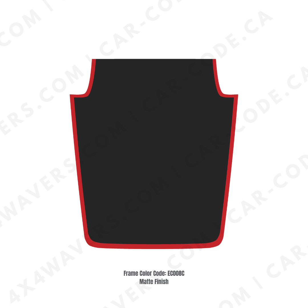 4x4wavers Decal Sticker Kit for JK Hood  – Vinyl Car Decals for Jeep Wrangler Models – Made in Canada - 4X4 WAVERS