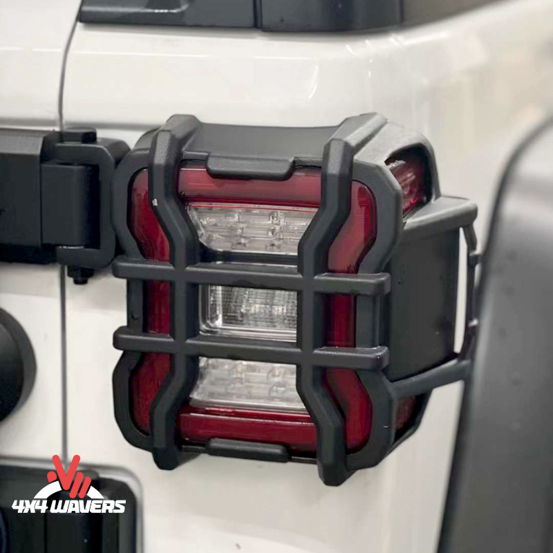 4x4wavers Taillight Aluminum Cover Guard - Legend Offroad Style - 4X4 WAVERS