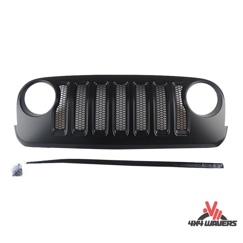 4x4wavers Grille - JL Upgrade Style Front Grille - 4X4 WAVERS