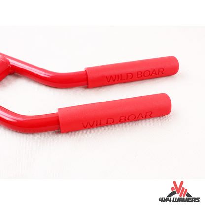 4x4wavers Metal Rear Grab Handle Kit (Red Color) - 4X4 WAVERS