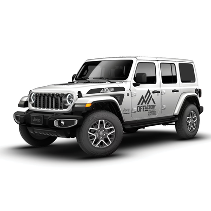 CARCODE Full Body Decal Kit - OFFACTORY Limited Edition - For Jeep Wrangler JL / JLU 2018+ - Hood, Fender, Door, Rear Window and Tailgate Graphics - Premium Vinyl