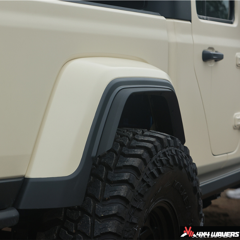 4x4wavers Fender Flares Trim Extension Protector - 4X4 WAVERS