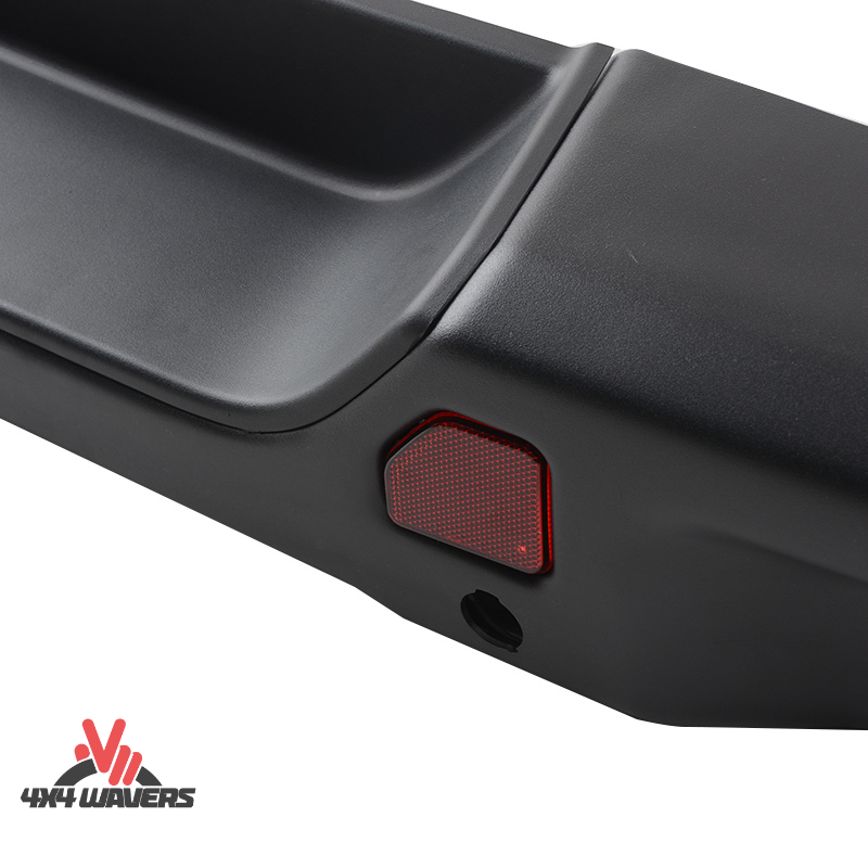 4x4wavers Rear Bumper - 10th Anniversary Style with Sensor Holes - 4X4 WAVERS