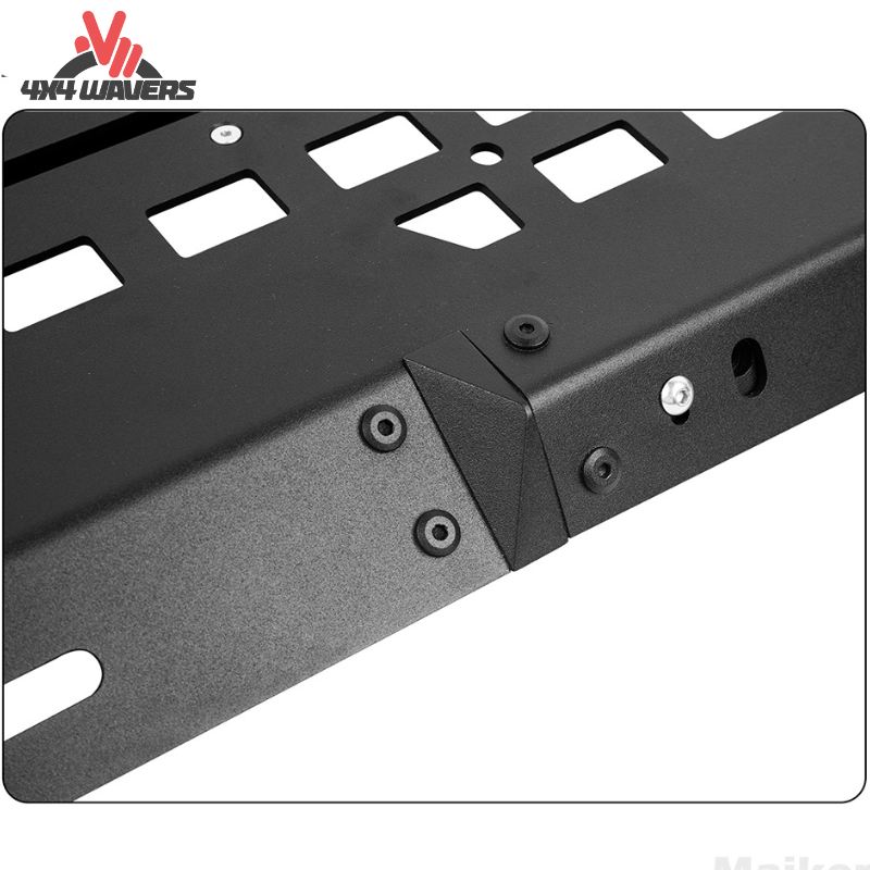 4x4wavers Rear Side Window Expansion Multifunction Panel Kit with 2 Gas Tank (Black Color) - 4X4 WAVERS