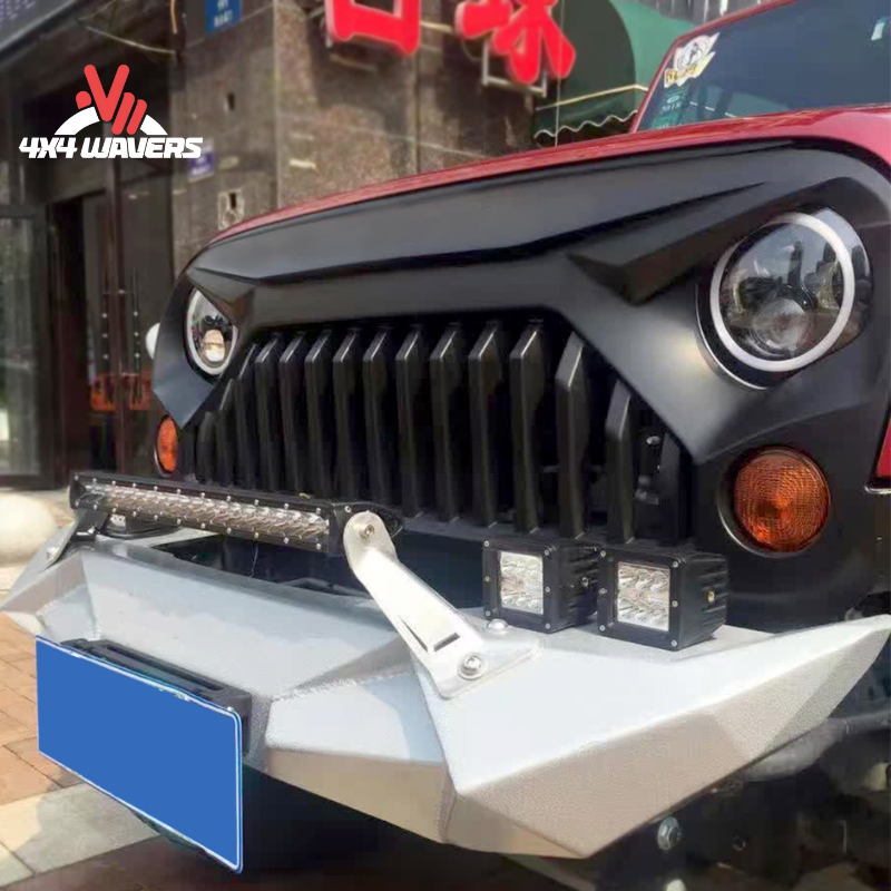 4x4wavers Grille - New Angry Style Front Grille - 4X4 WAVERS