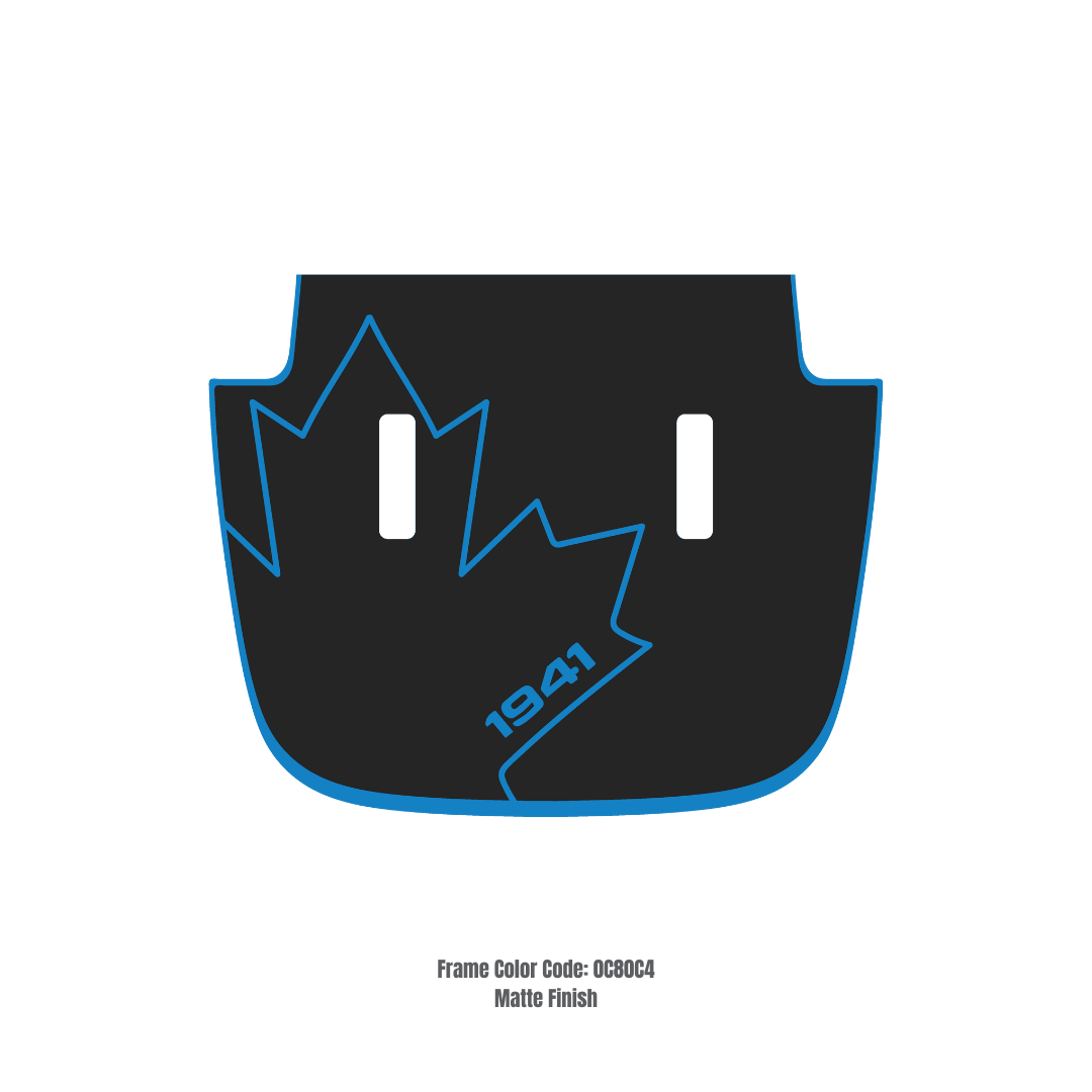 CARCODE Hood Decal/Sticker - Canada 1941 Kit - for Jeep Wrangler JL/JLU/JT/4xe Sahara/Sport/Willys - Made in Canada - 4X4 WAVERS
