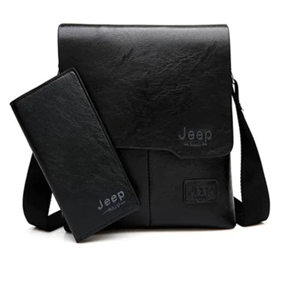 Jeep Casual Shoulder Sling Bag with Jeep Wallet - 4X4 WAVERS