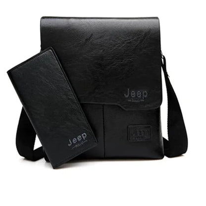 Jeep Casual Shoulder Sling Bag with Jeep Wallet - 4X4 WAVERS