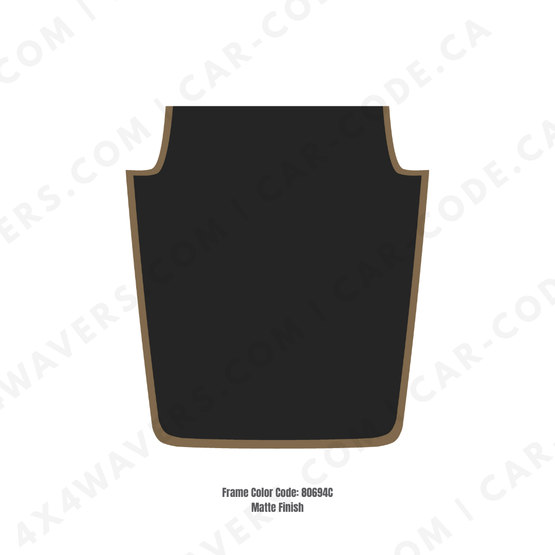 4x4wavers Decal Sticker Kit for JK Hood  – Vinyl Car Decals for Jeep Wrangler Models – Made in Canada - 4X4 WAVERS