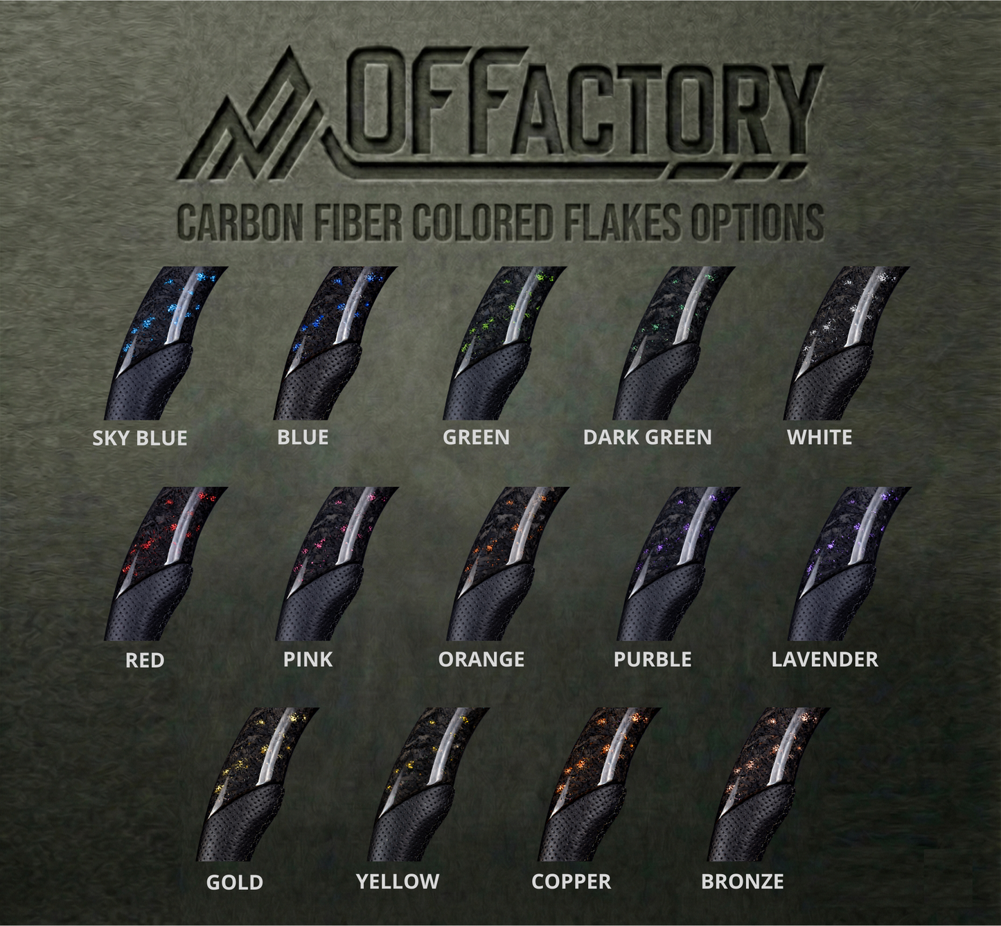 OFFactory Custom Premium Performance Steering Wheel - Jeep Wrangler & Gladiator JL/JLU/4XE/JT 2018+