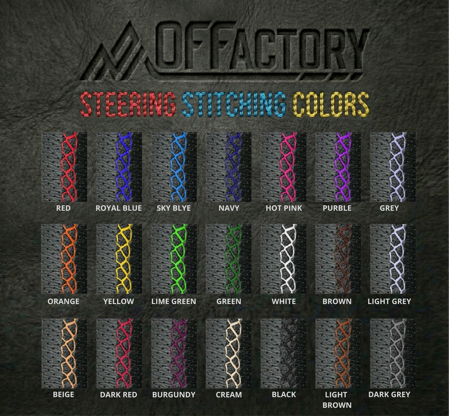 OFFactory Custom Premium Performance Steering Wheel - Jeep Wrangler & Gladiator JL/JLU/4XE/JT 2018+