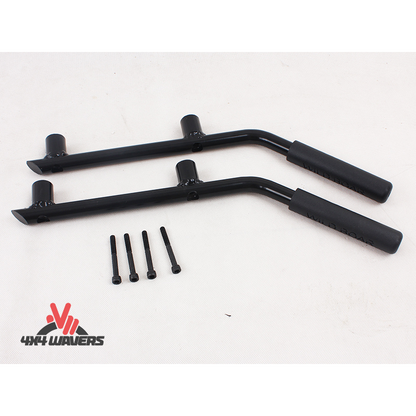 4x4wavers Metal Rear Grab Handle Kit (Black Color) - 4X4 WAVERS