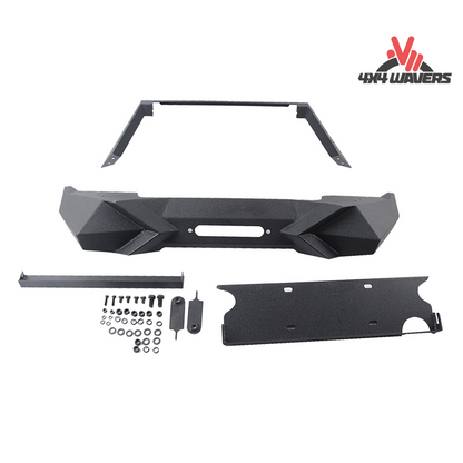 4x4wavers Front Bumper - Angry Curved Style - 4X4 WAVERS