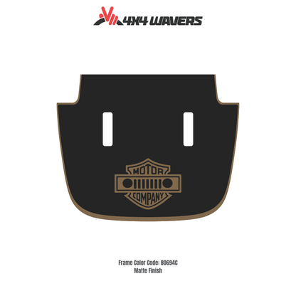 Kit d'autocollants décalcomanies 4x4wavers MOTOR COMPANY pour capot JL SAHARA – Autocollants en vinyle pour modèles Jeep Wrangler – Fabriqué au Canada