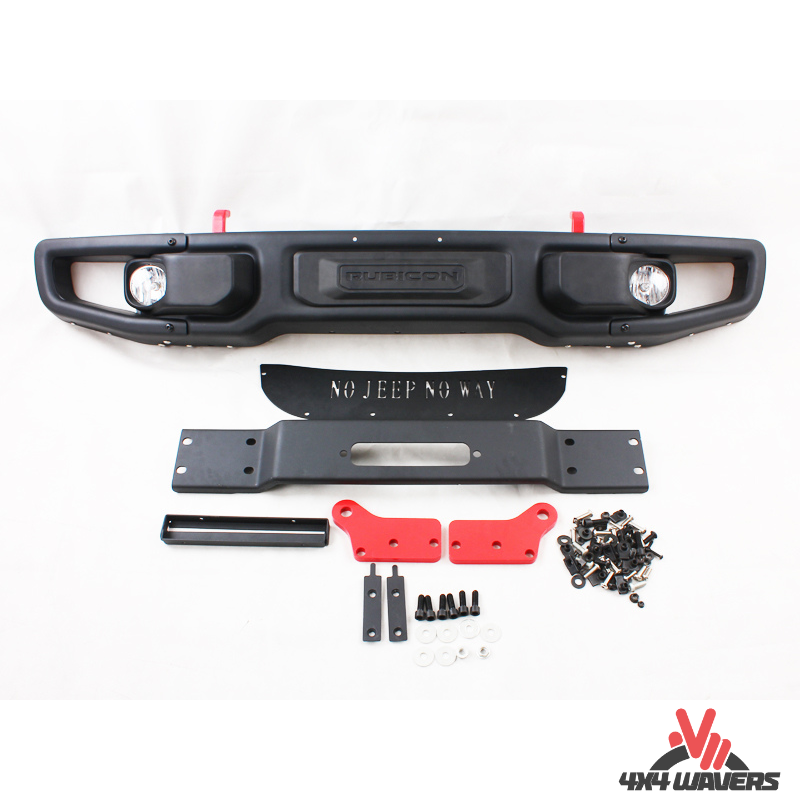 4x4wavers Front Bumper - New JL Rubicon Style - 4X4 WAVERS