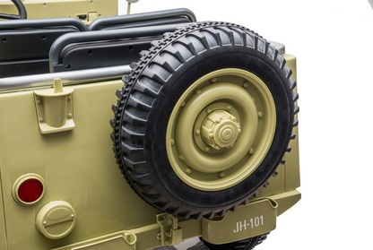 24V Army Jeep Truck 3 Seater DELUXE Kids Ride On Car with Remote Control