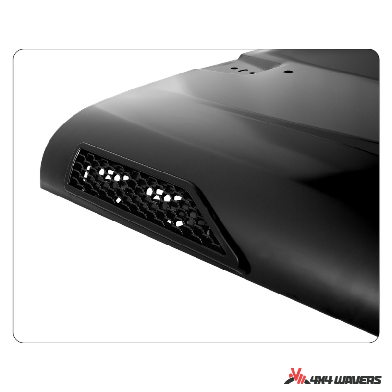 4x4wavers Hood - Capsule Style with transparent window for Engine - 4X4 WAVERS