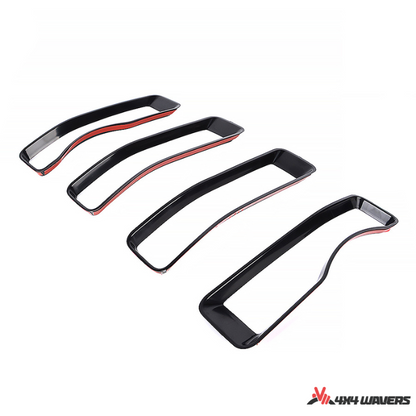 4x4wavers Grille Inserts and Headlight Trim Covers (Black) - 4X4 WAVERS