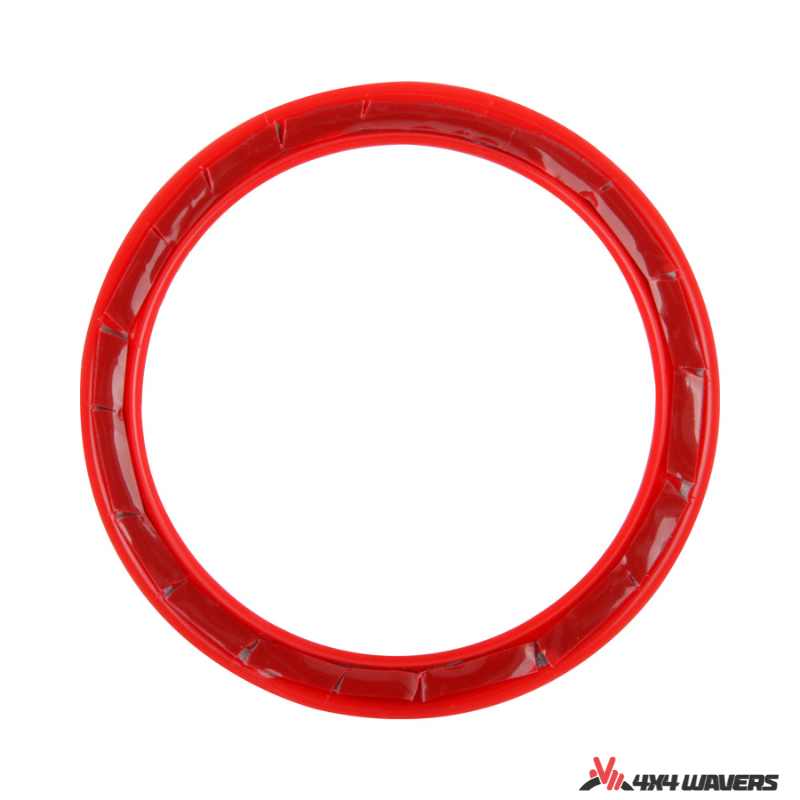 4x4wavers Dashboard Air Conditioner Vent Circle Ring Cover (Red) - 4X4 WAVERS